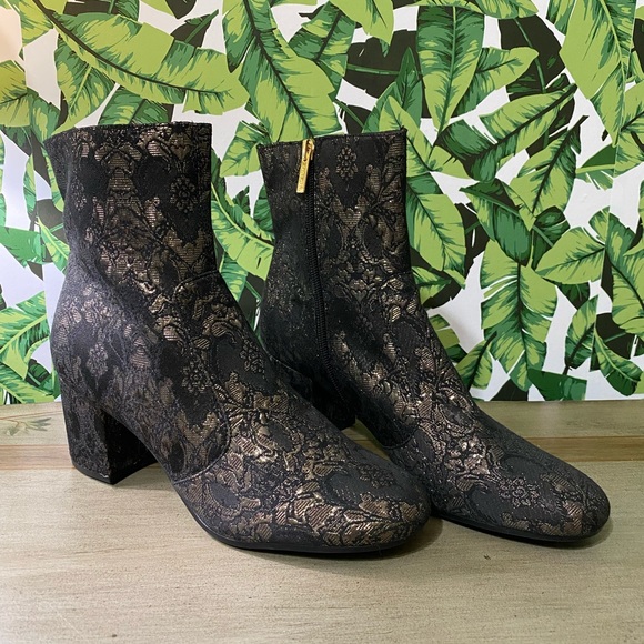 NWT Unisa  Unkiannaa Brocade   Ankle Boot Sz 10 - Picture 9 of 11